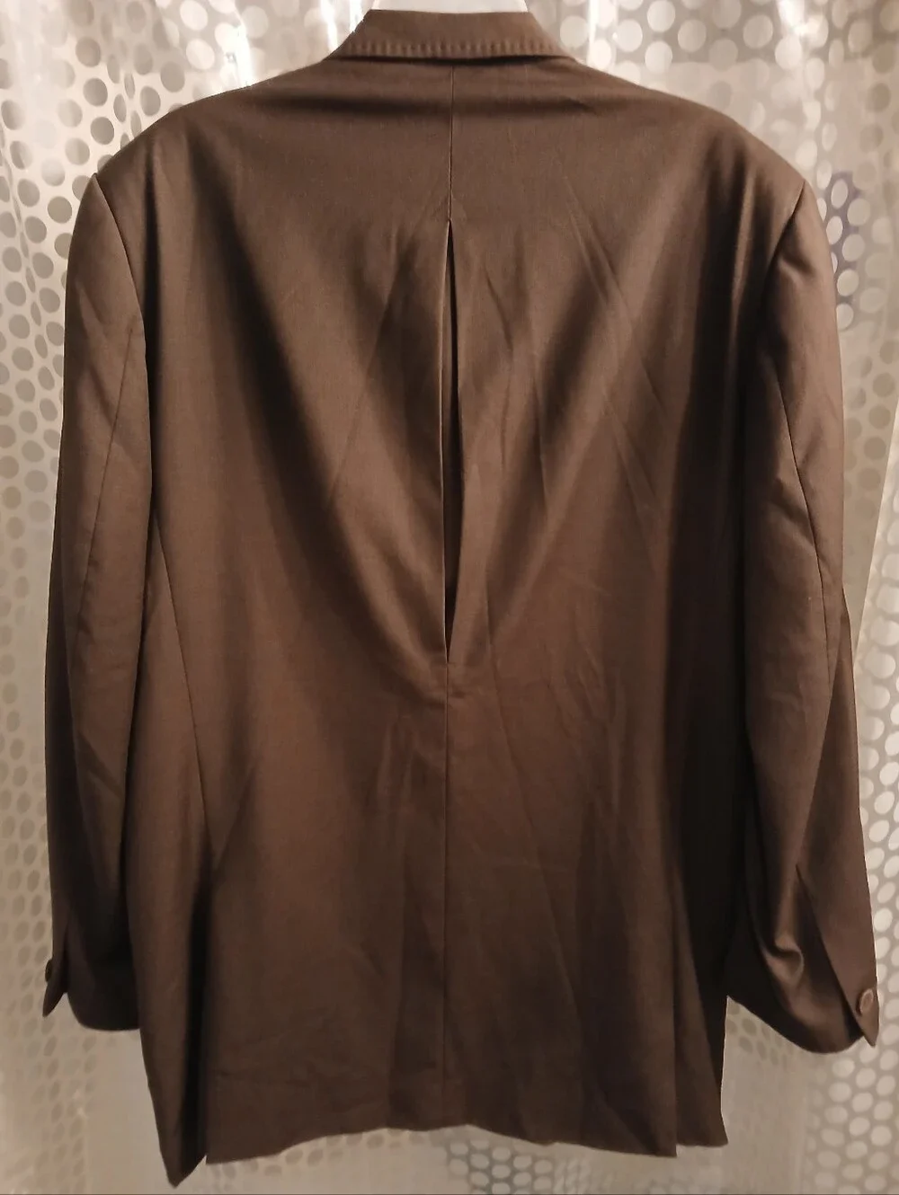 Steve Harvey Tv Collection Men's 42L Brown Single-Breasted Suit Jacket. FF#474